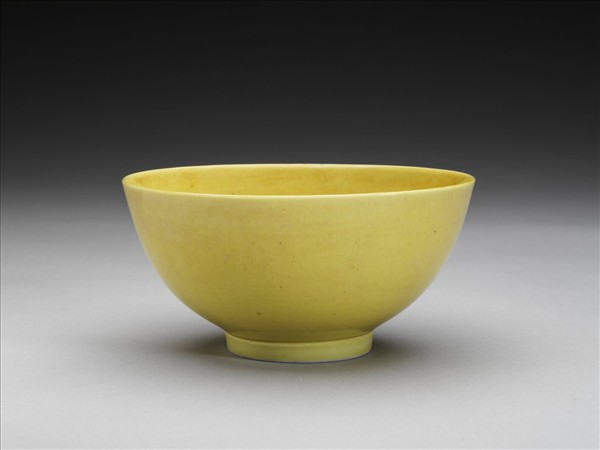 黃釉碗