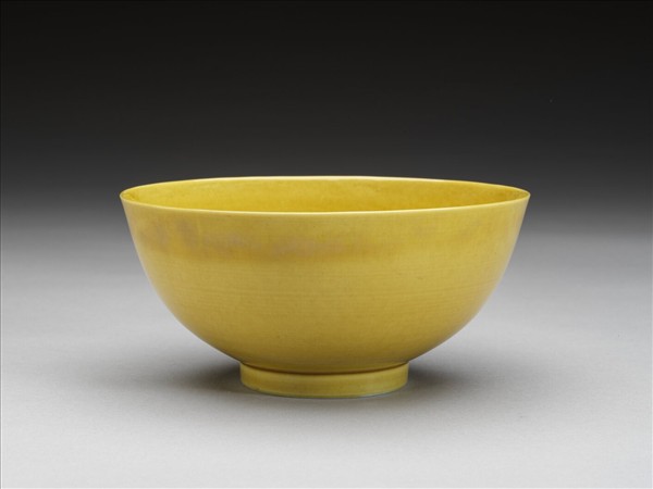 黃釉碗