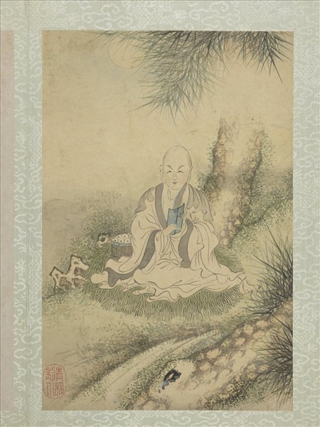 清石濤畫羅漢　冊　羅漢（十）