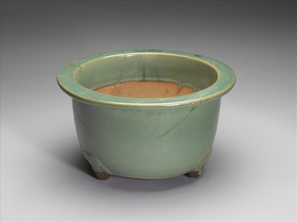 青瓷盤口花盆
