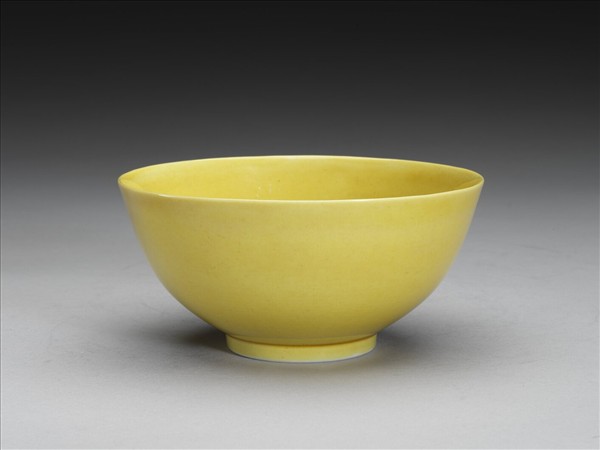 黃釉碗