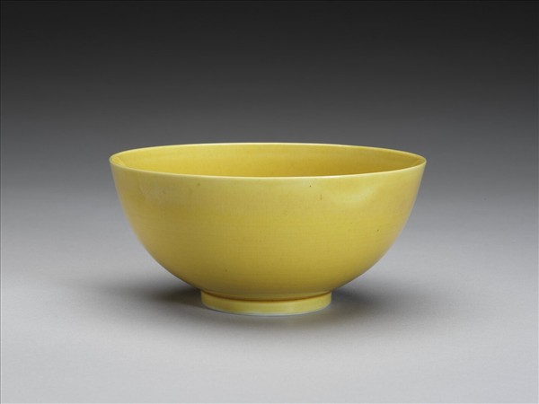 黃釉碗