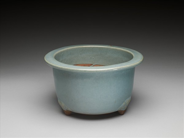 青瓷盤口花盆