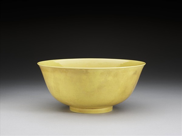 黃釉碗