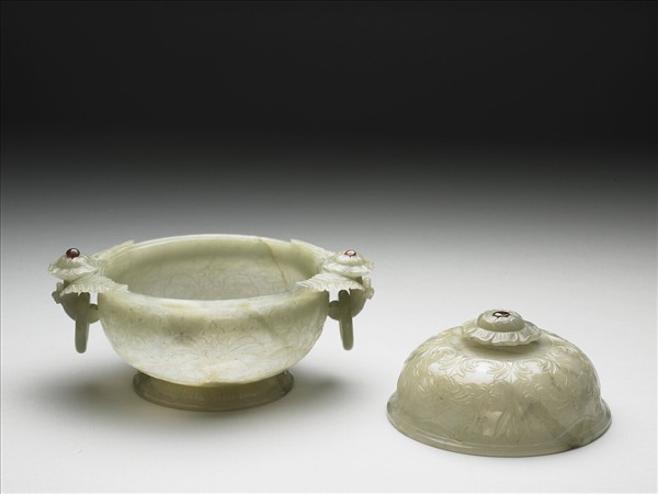 玉花式雙柄香爐