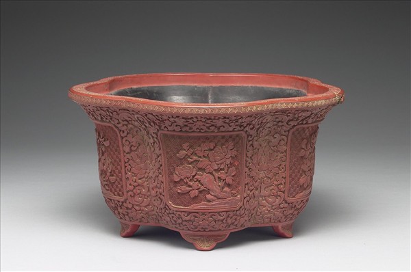 竹雕竹林七賢筆筒- 故宮