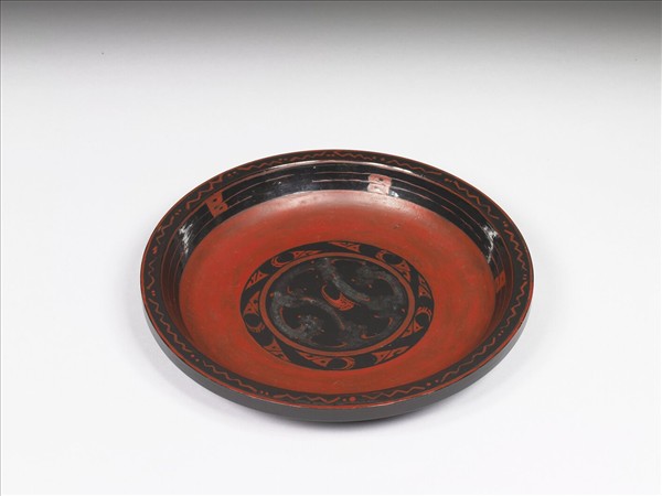 楚漆小彩盤模型