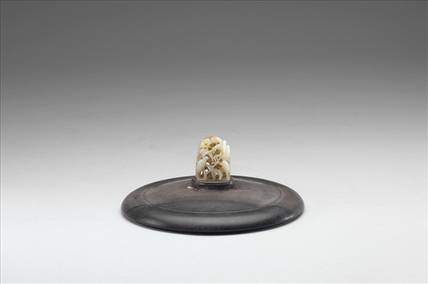 汀渚鷺鷥紋玉頂