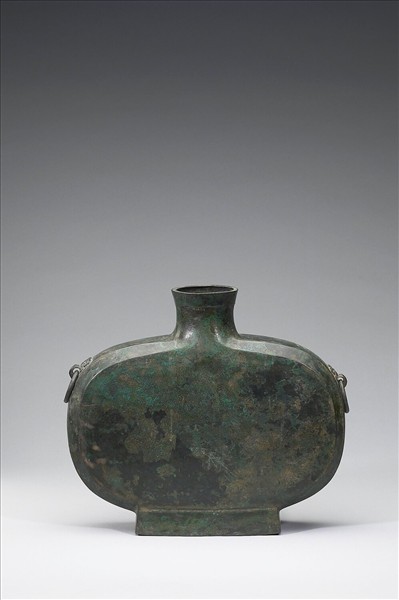 獸環扁壺