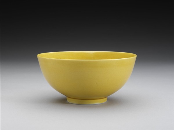 黃釉碗