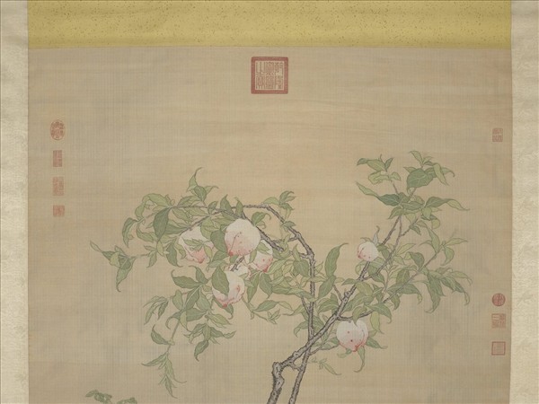 清緙絲群芳祝壽　軸