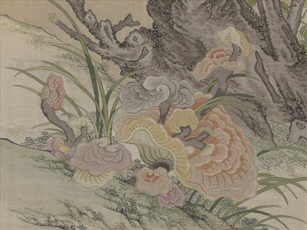 清緙絲群芳祝壽　軸