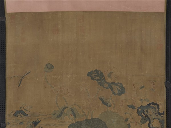 宋緙絲花鳥　軸