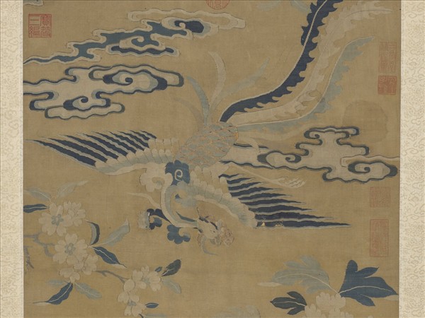 宋緙絲和鳴鸞鳳圖　軸