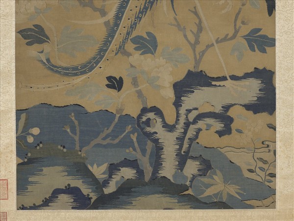 宋緙絲和鳴鸞鳳圖　軸