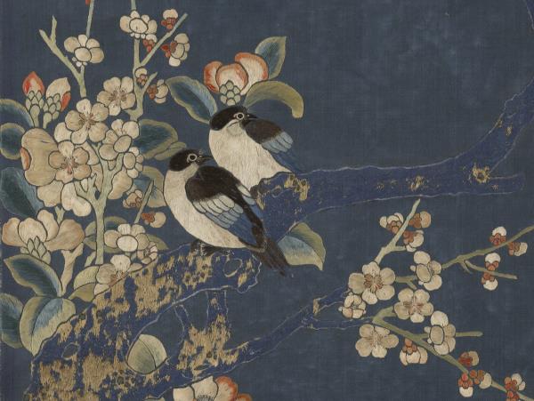 元繡先春四喜　軸