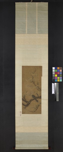 宋緙絲花鳥　軸