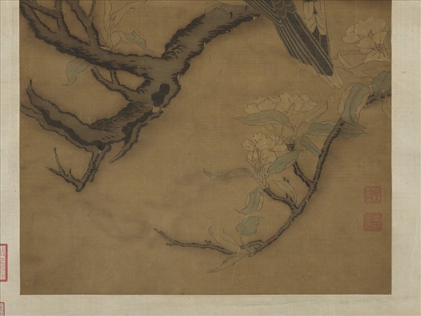 宋緙絲花鳥　軸