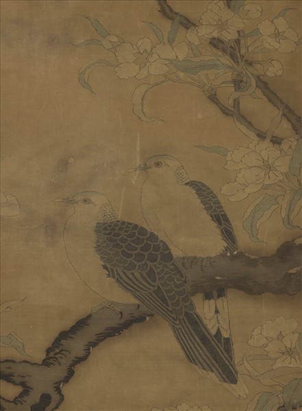 宋緙絲花鳥　軸