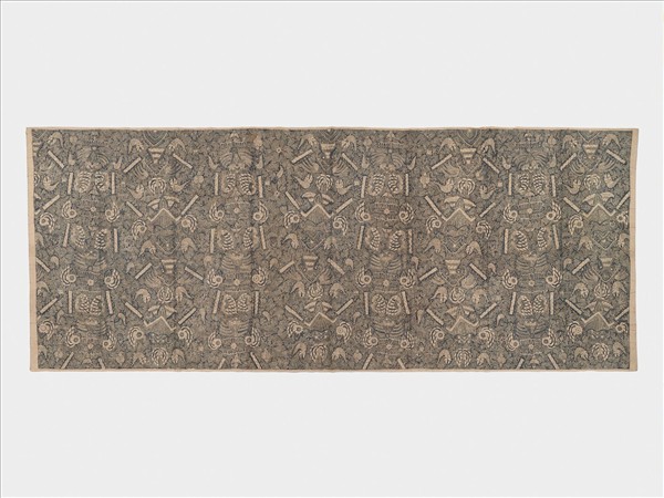 印尼 白地蘇門紋蠟染裙布