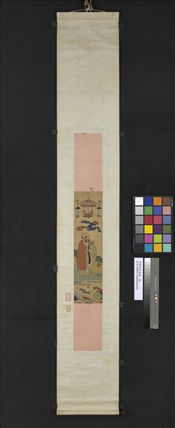 明緙絲應真像　軸