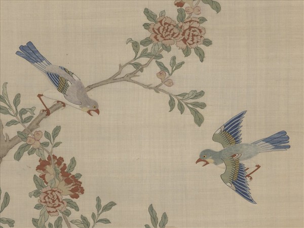 明緙絲花鳥　軸