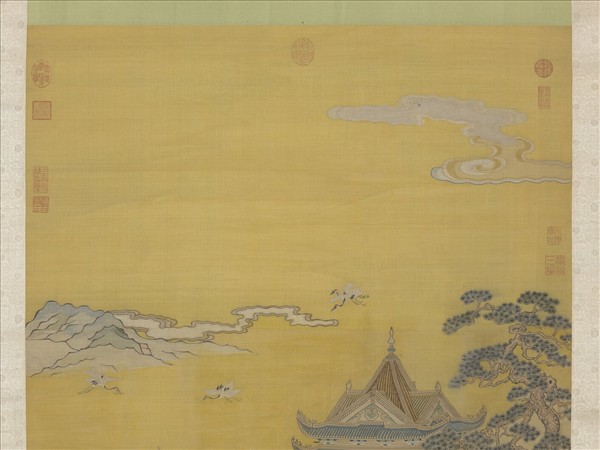 明緙絲海屋添籌　軸