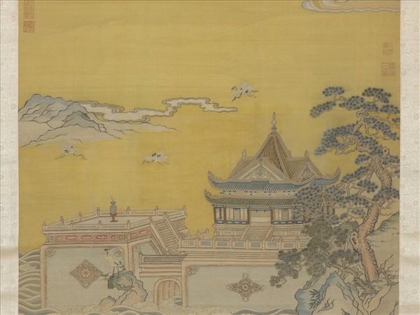 明緙絲海屋添籌　軸