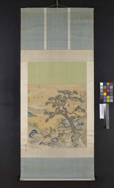 無名氏緙絲仙壺集慶　軸