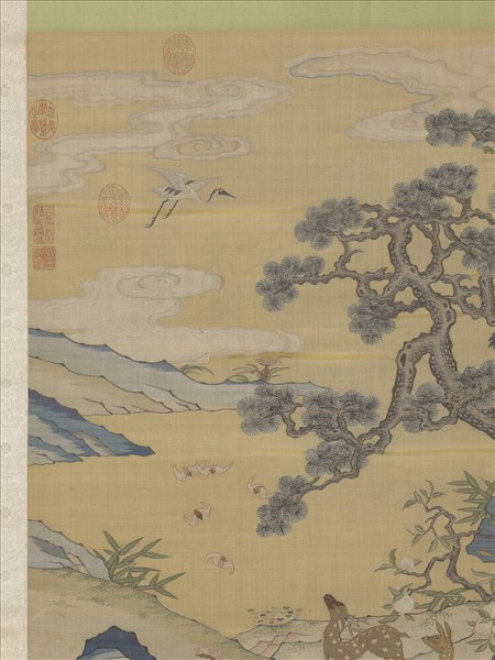 無名氏緙絲仙壺集慶　軸