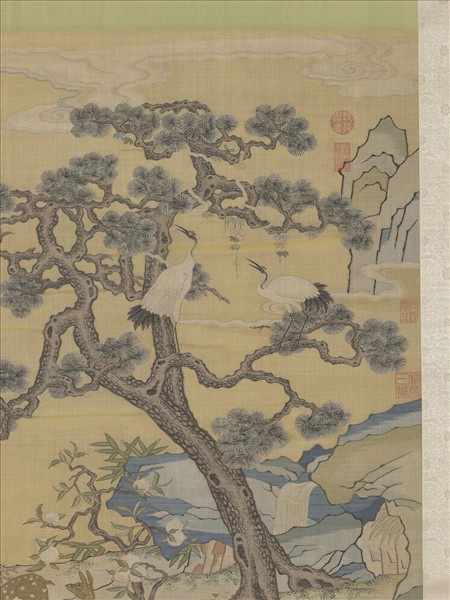 無名氏緙絲仙壺集慶　軸