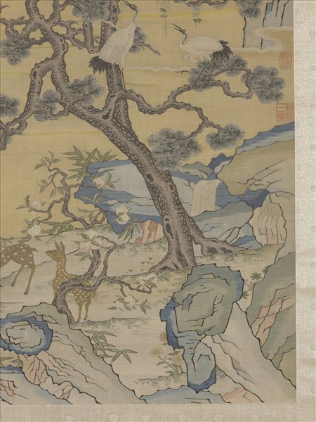 無名氏緙絲仙壺集慶　軸