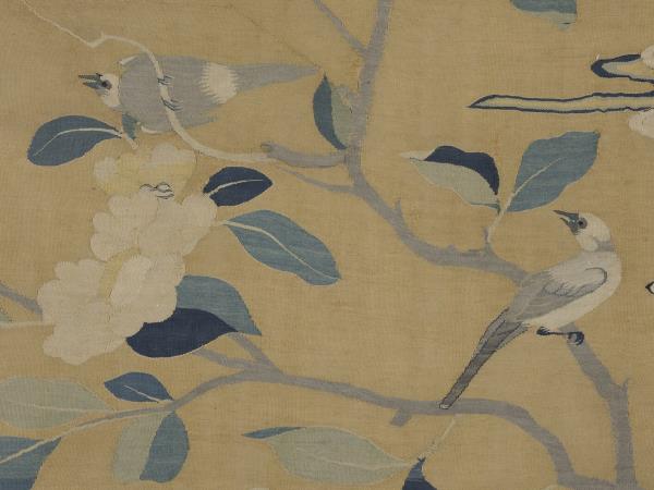 宋緙絲花卉翎毛　軸