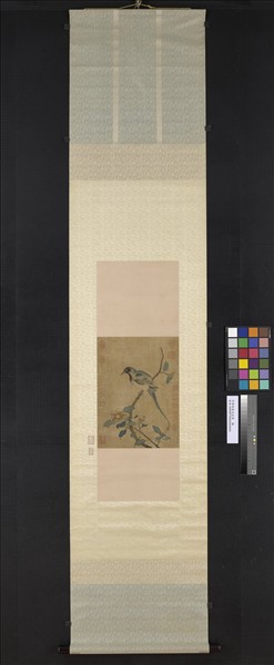 宋緙絲春光長壽　軸