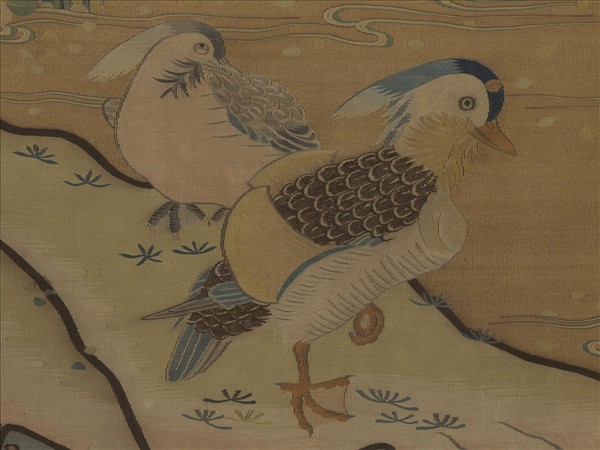 宋緙絲花鳥　軸