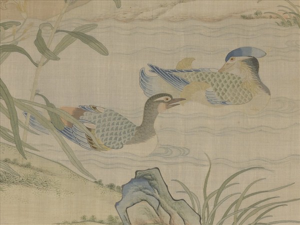 清緙絲香國流霞　軸