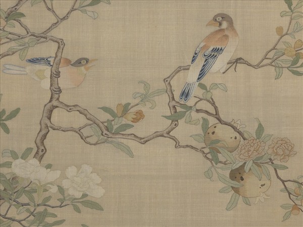 清緙絲香國流霞　軸