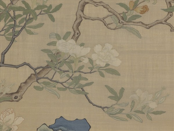 清緙絲香國流霞　軸