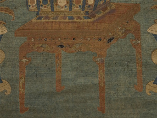 宋繡菊花廉（二）　軸