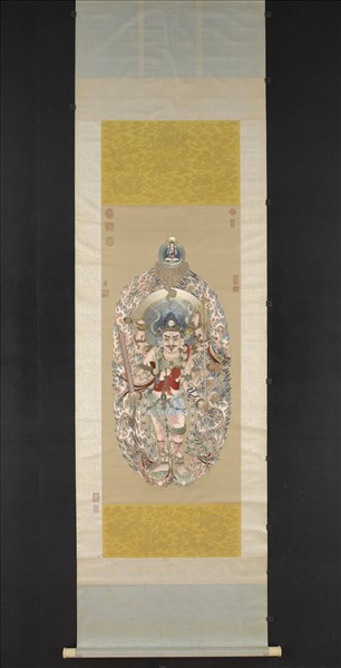 清繡線佛像（二）無能勝明王　軸