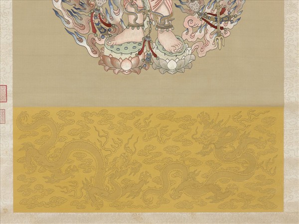 清繡線佛像（二）無能勝明王　軸