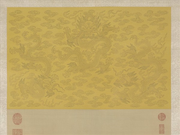 清繡線佛像（三）馬頭明王　軸