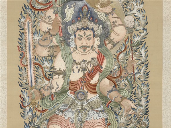 清繡線佛像（三）馬頭明王　軸