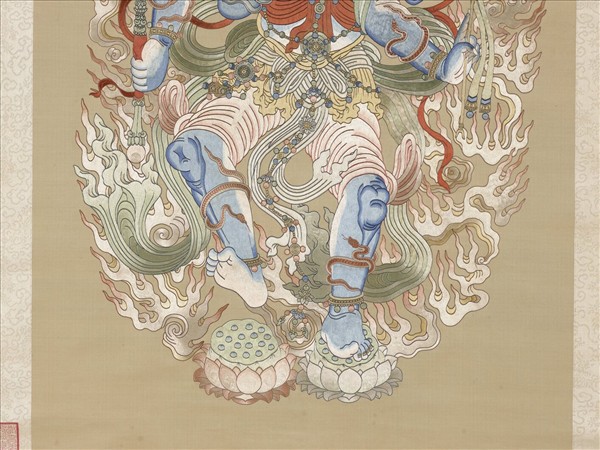 清繡線佛像（四）明王　軸