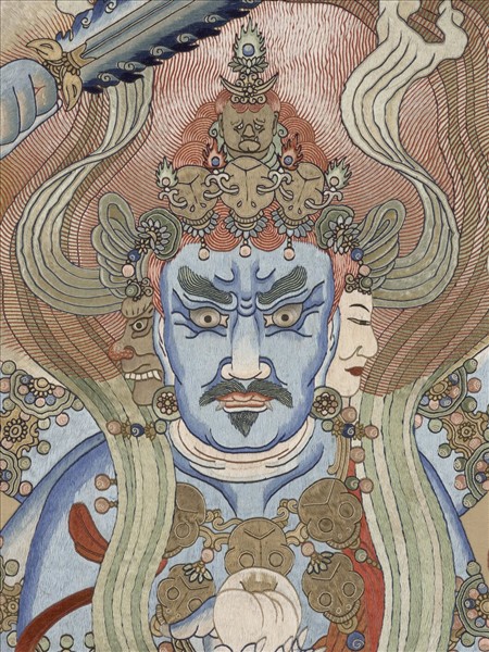 清繡線佛像（四）明王　軸