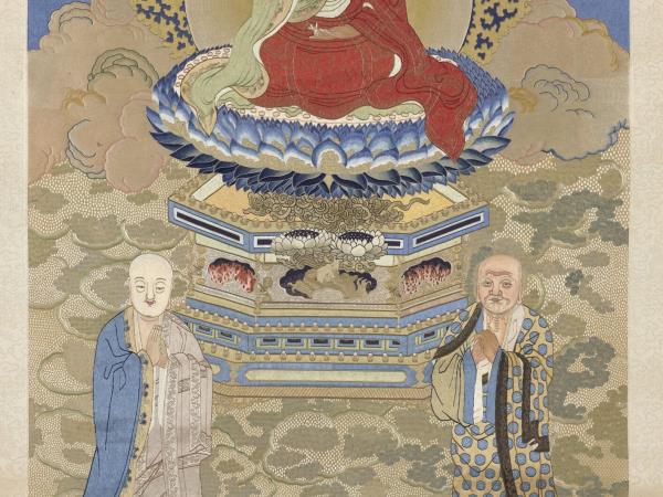 清繡線佛像（七）釋迦牟尼佛　軸