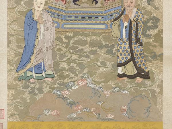 清繡線佛像（七）釋迦牟尼佛　軸