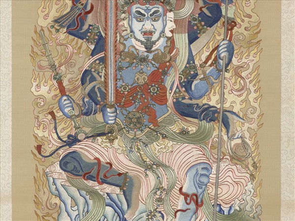 清繡線佛像（八）明王　軸