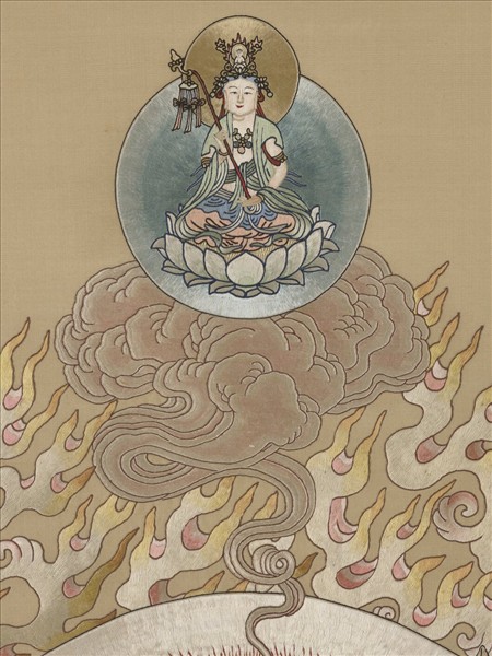 清繡線佛像（八）明王　軸