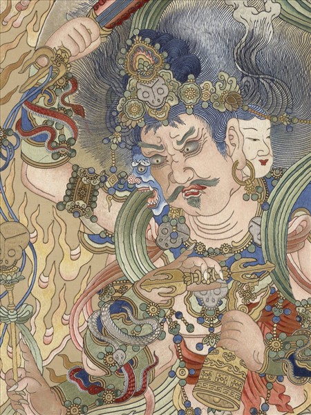 清繡線佛像（十一）明王　軸